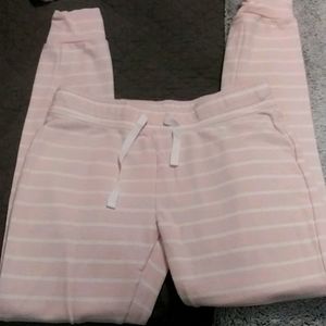Super cute pink and white leggings